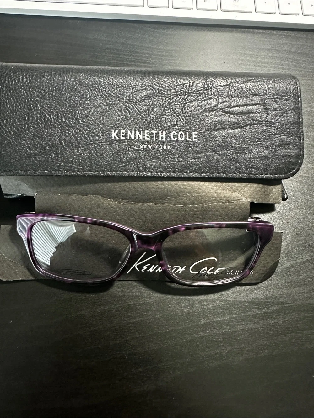 Kenneth Cole Women's KC205 Dark Violet full rim Eyeglasses frame IN73